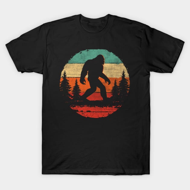 Vintage Bigfoot Gifts - Sasquatch I Believe gifts T-Shirt by Dailygrind